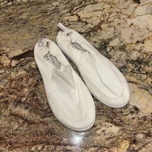 VIONIC White Slip-On Shoes
